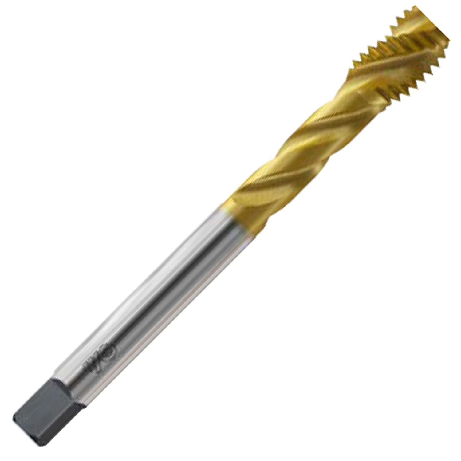 1-8 H6 DIN Length 4FL SPFL Modi-Bottom Tap HSS-V w/TiN YG1