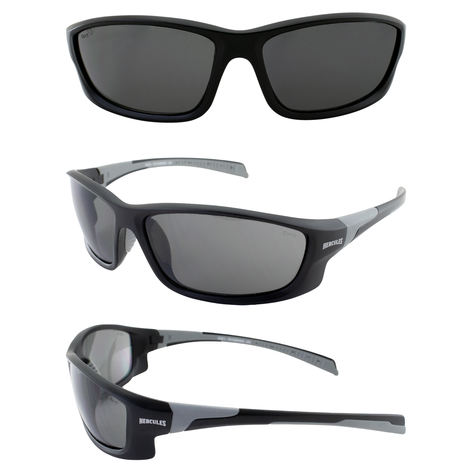 Hercules 5 Riding Safety Glasses Z87.1 SMOKE SHATTERPROOF POLYCARBONATE LENS