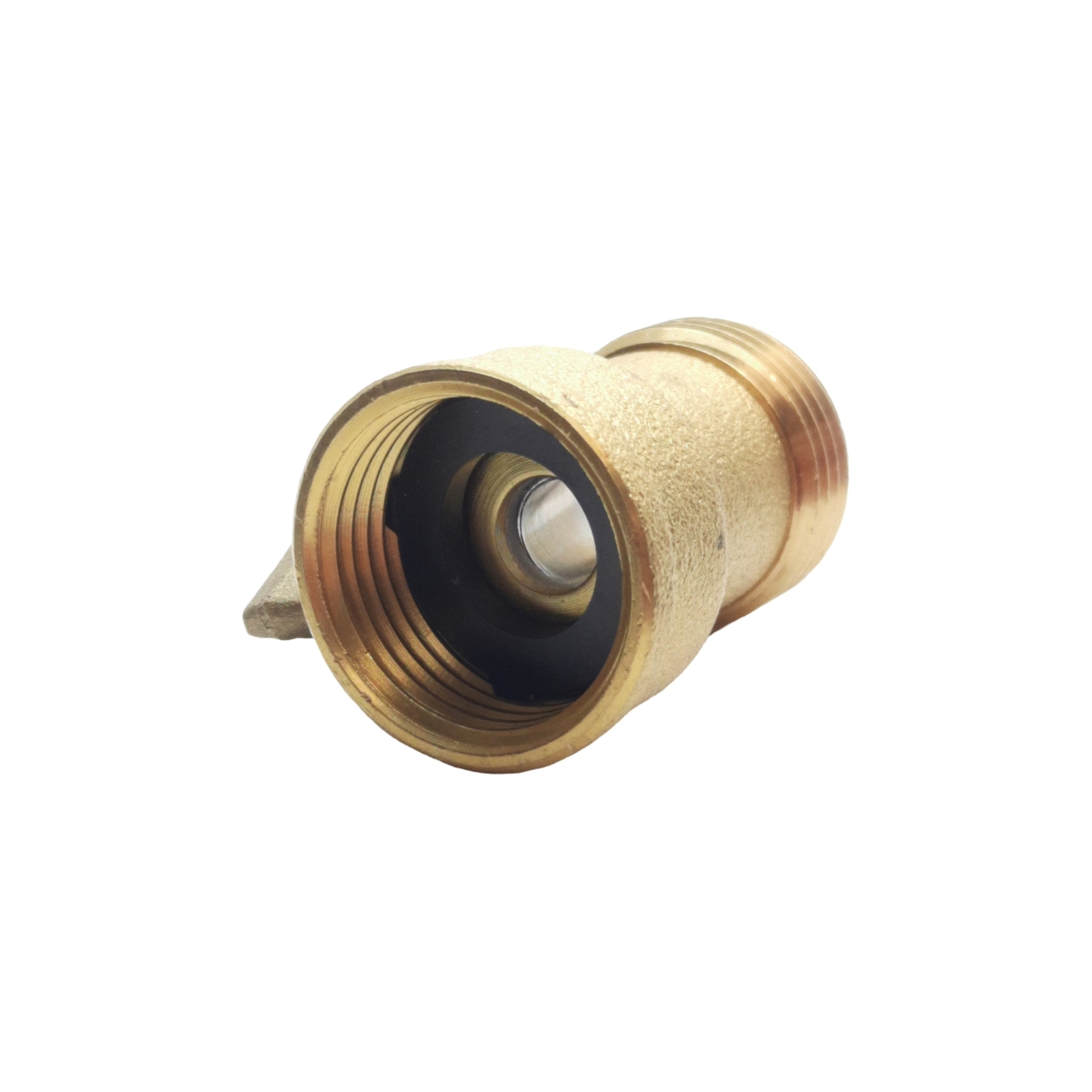 Lot of 2 Dixon 500GHV Brass Ball Valve, 3/4in Male GHT, 3/4in Female GHT, 100PSI