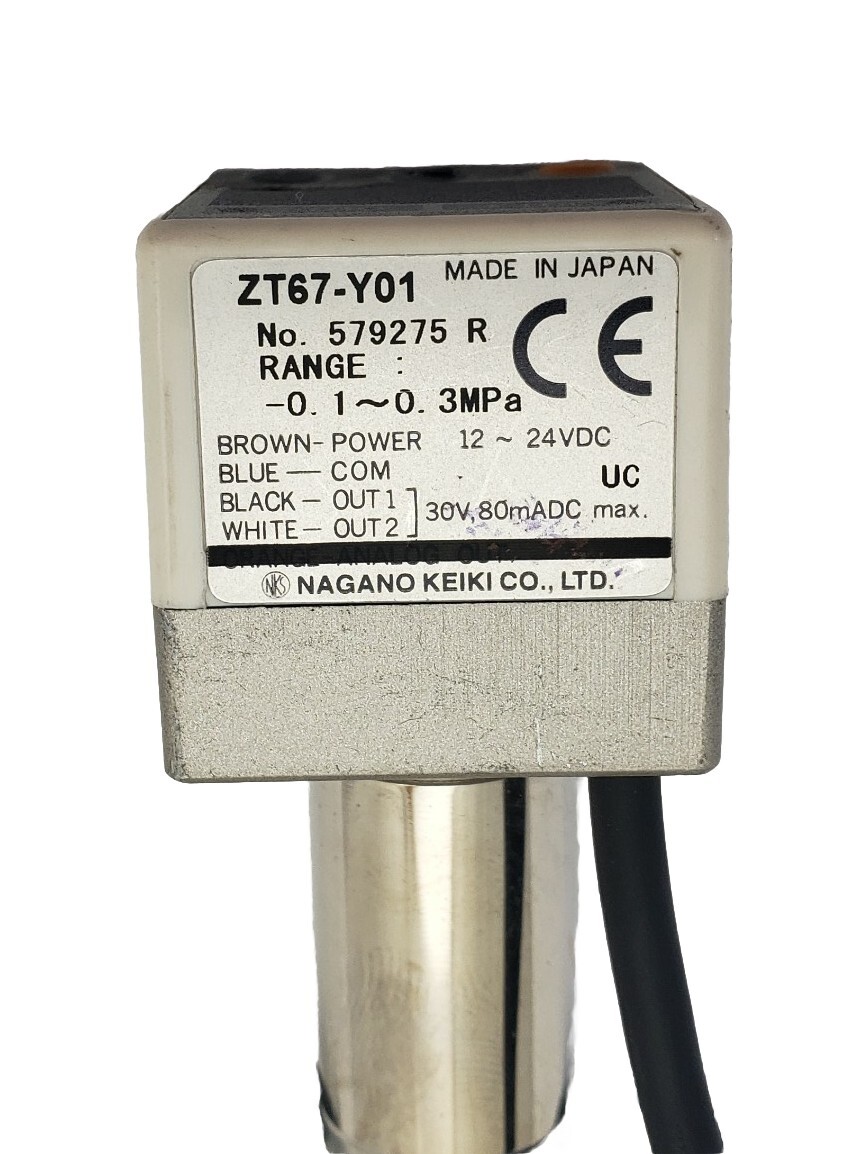 Nagano Keiki ZT67 Digital Pressure Gauge 0.1~0.3MPa