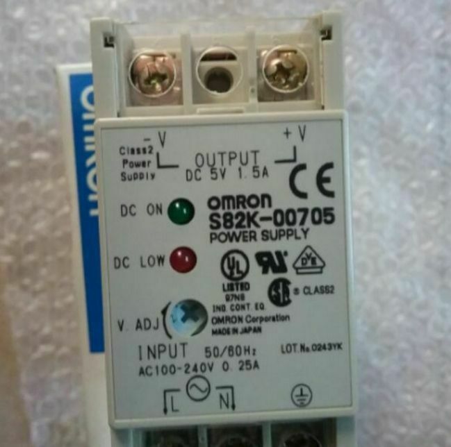 S82K-00705 S82K00705 Omron 5V 1.5A switching power supply New #YY0