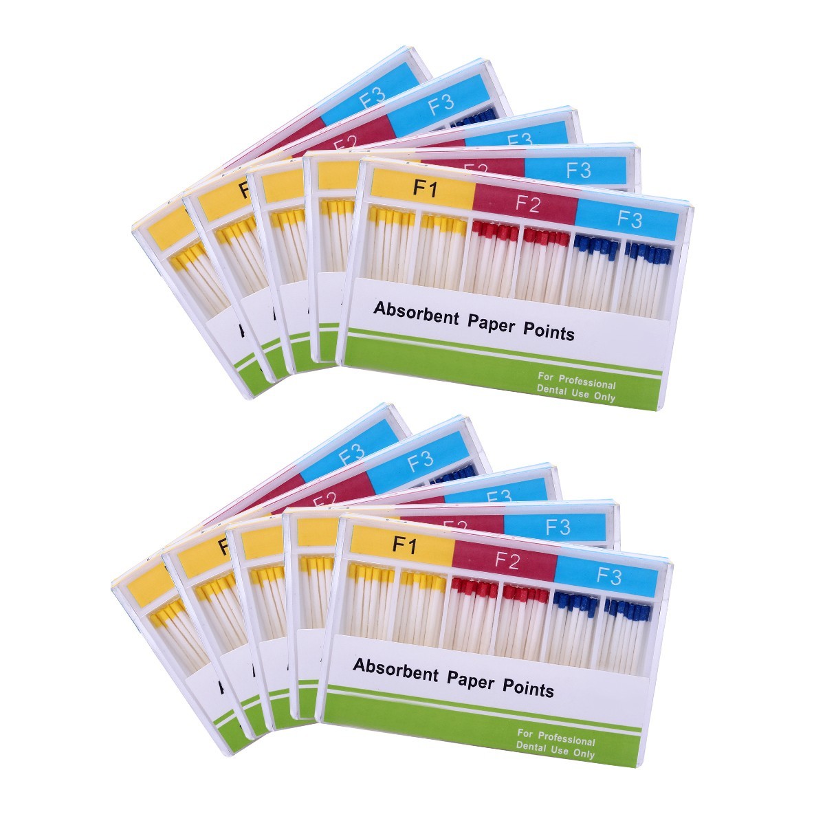 AZDENT Dental Root Endo Absorbent Paper Points PP 0.02/0.04 15#-40#/F1 F2 F3