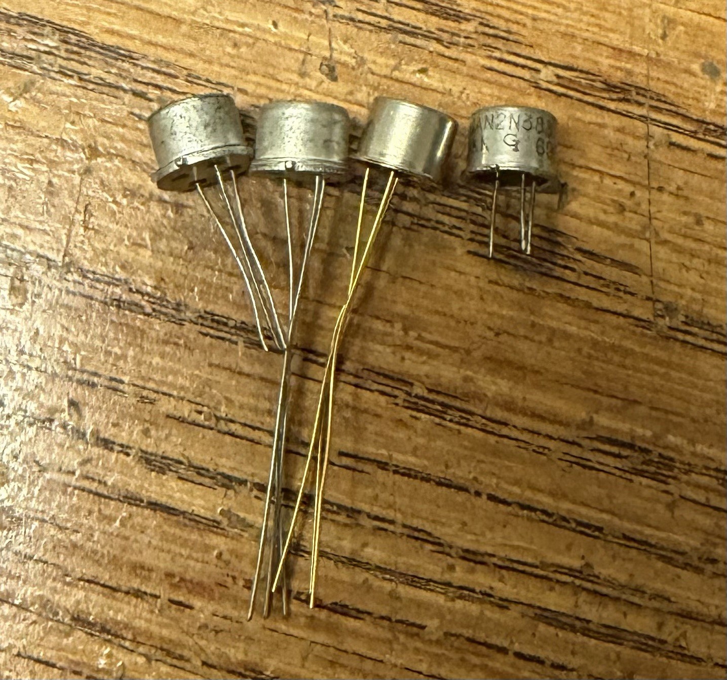 (4) 2N388 Germanium NPN Transistors NOS