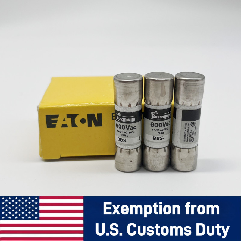 10PCS New Bussmann BBS-5 BBS5 5A 600V Fast Acting Fuse