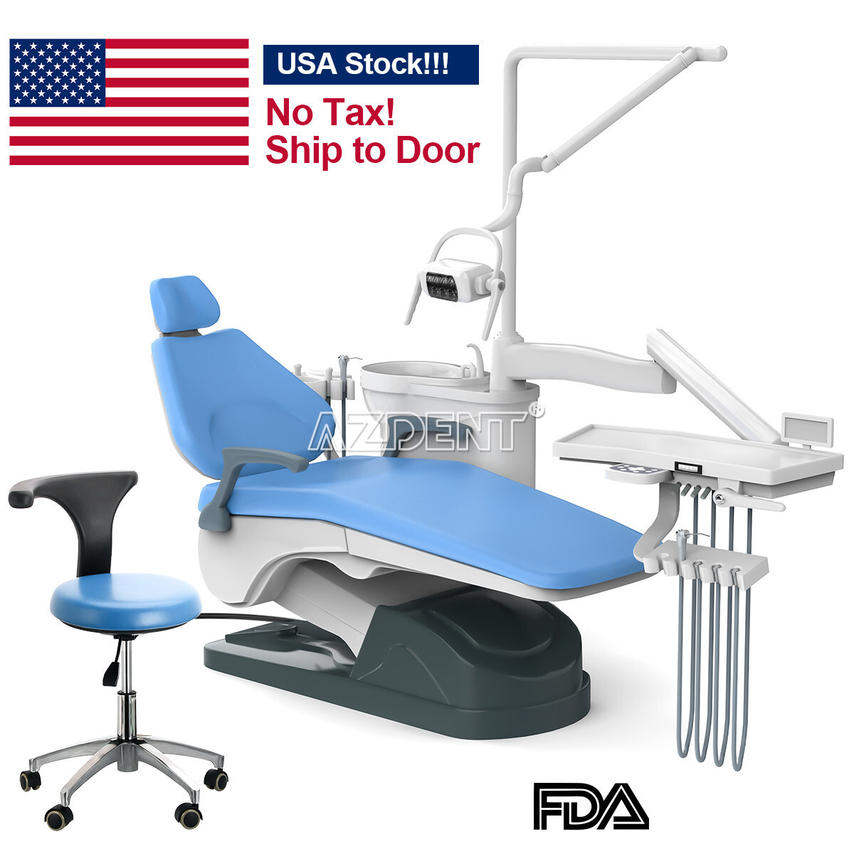 Unidad sillon silla dental control informático Pu cuero duro taburete TJ2688-A1