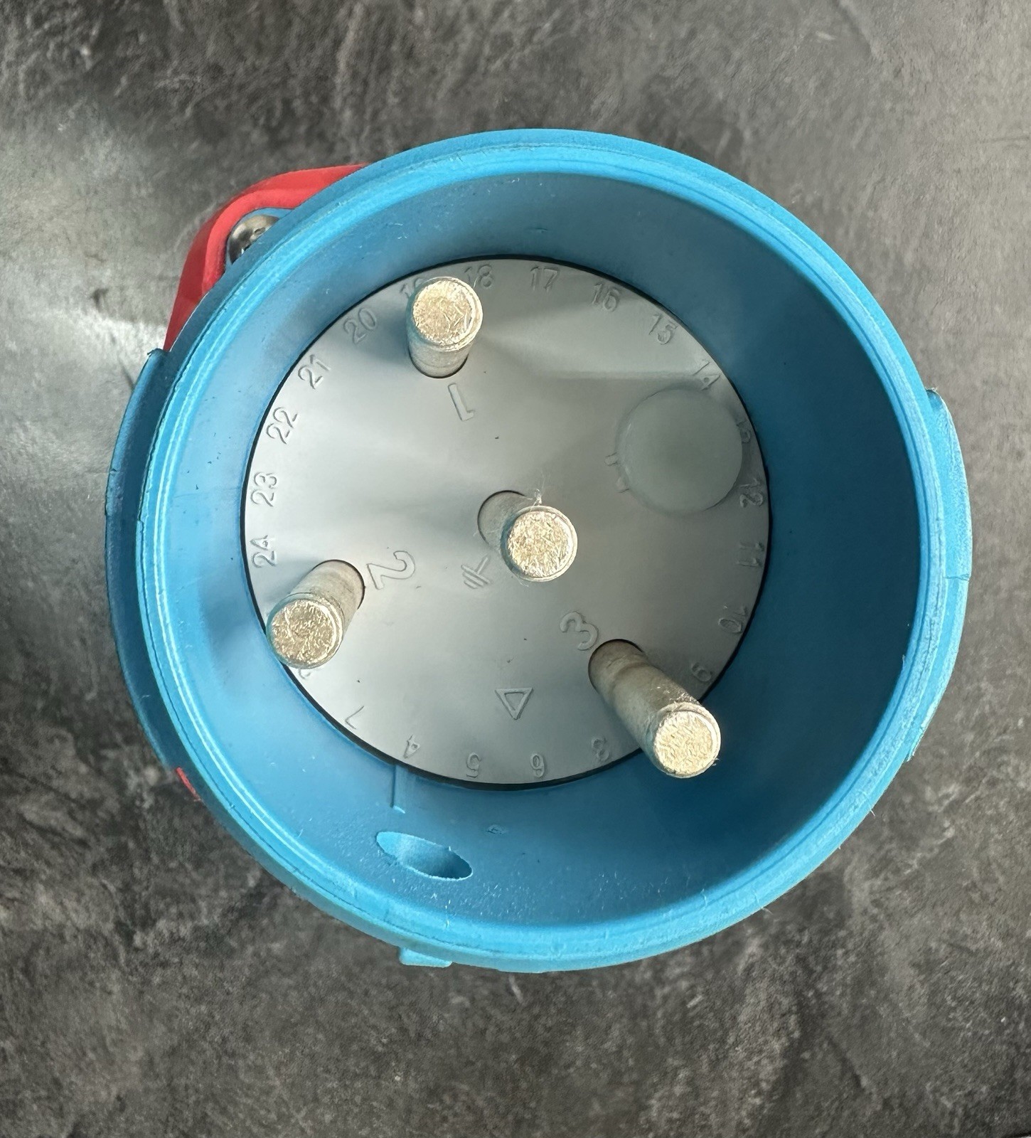 MELTRIC 63-68043 Inlet/Plug DSN60, 60A, 3P+G, 480VAC 20HP Type 4X