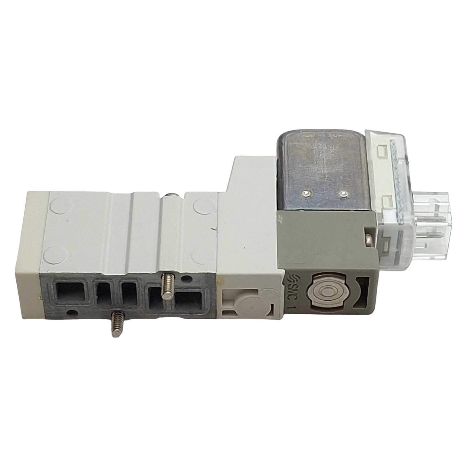 SMC SYJ3143-5LOZ Solenoid Valve, 5/2-Way, 0.15-0.7MPa, Base-Mount, 24VDC Coil