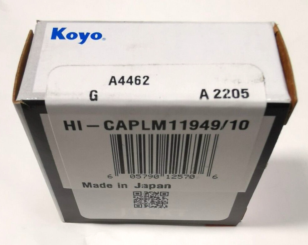 Japan Koyo LM11949/11910 Ag & Wheel Tapered Roller Bearing Cone & Cup, SET-2 A2