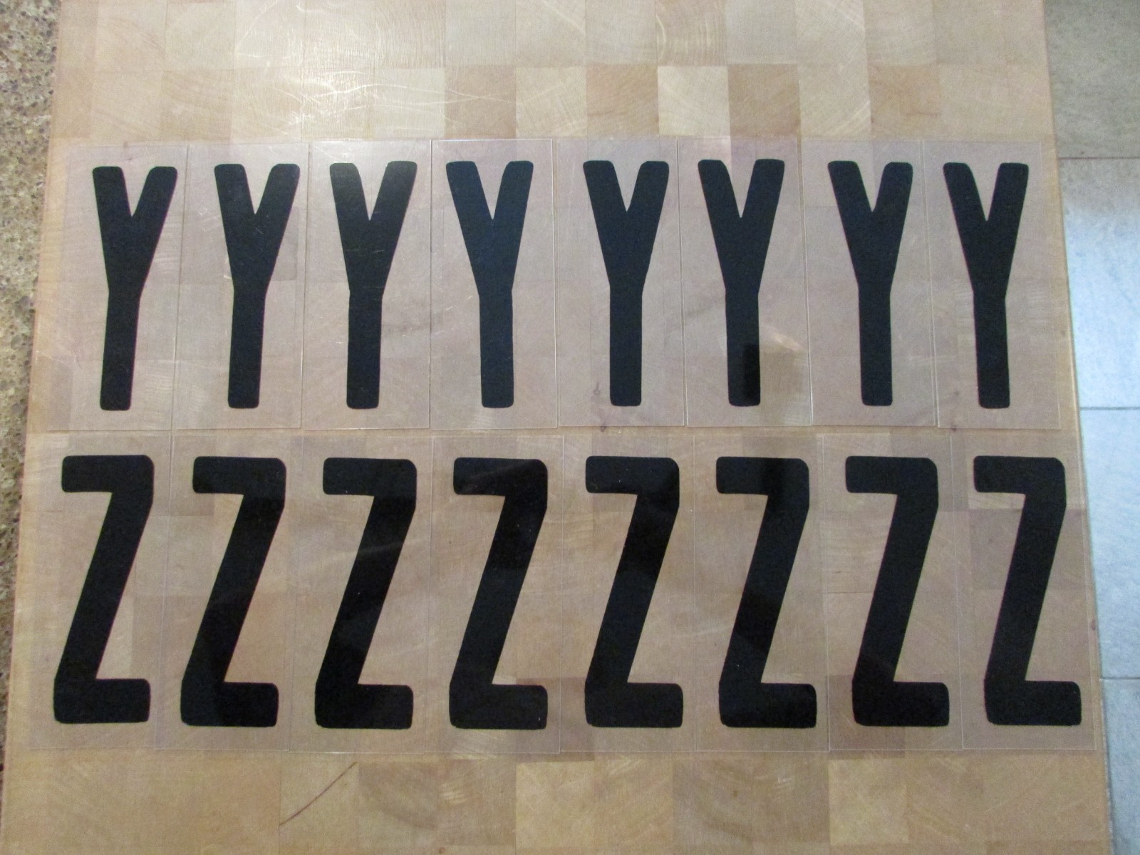Changeable Sign Letters 6″ Letter Printed on 7″ Panel 448 Pieces