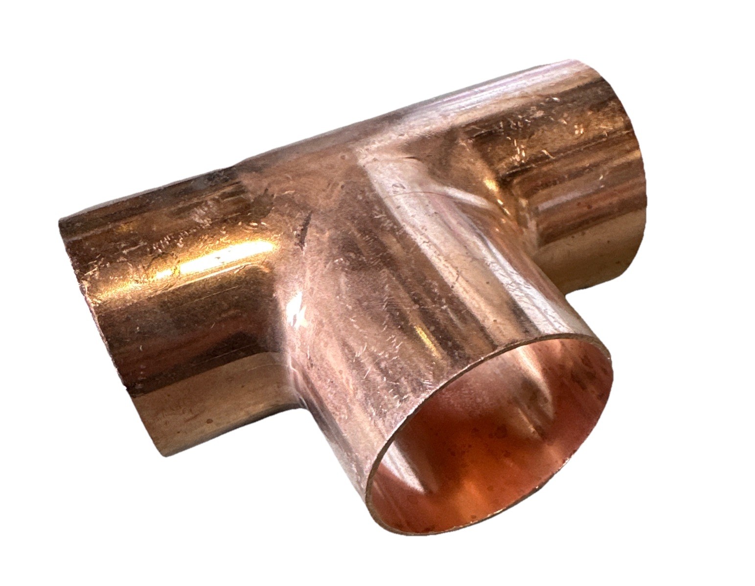 🔴2” Inch Charman 330228 C X C X C Tee Pure Copper Solder Fittings, Lead Free‼️