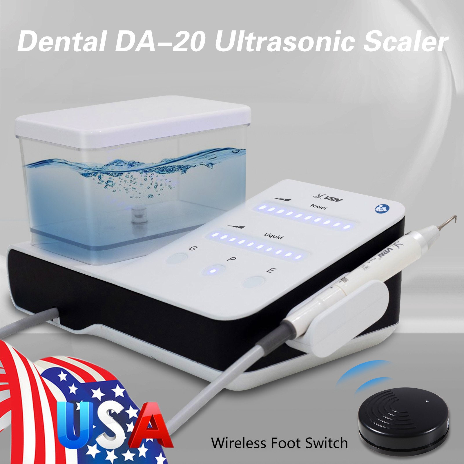 Dental Ultrasonic Scaler Scaling Perio Endo &LED Handpiece for EMS Woodpecker