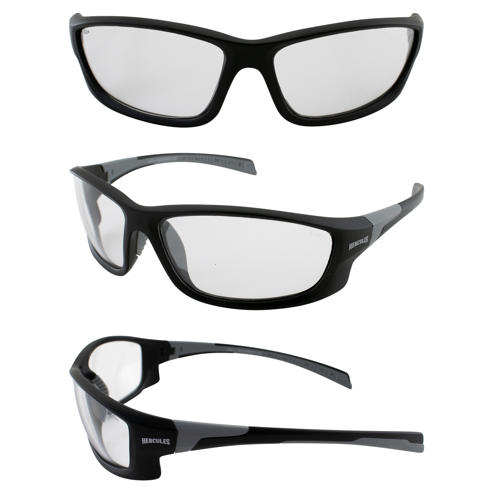 Hercules 5 Safety Glasses Z87.1 CLEAR SHATTERPROOF POLYCARBONATE LENS