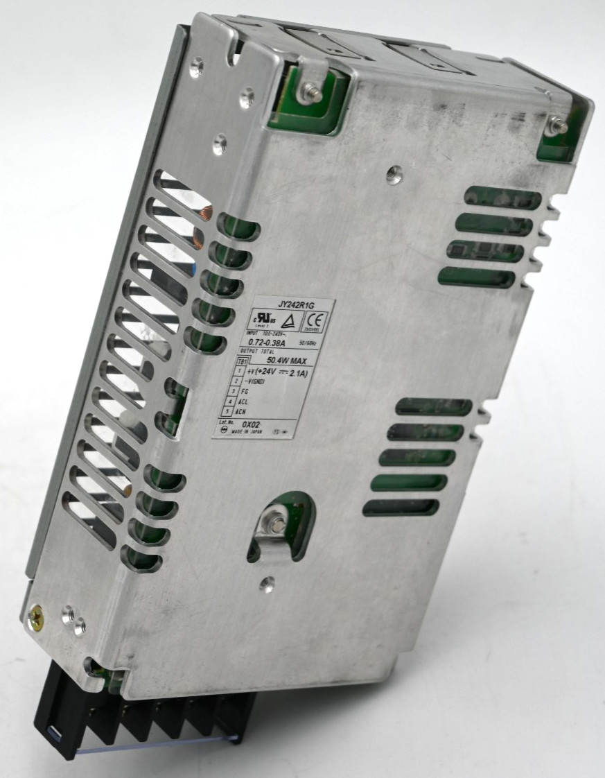 JY242R1G 100-240VAC TO 24VDC 2.1A 50.4W POWER SUPPLY