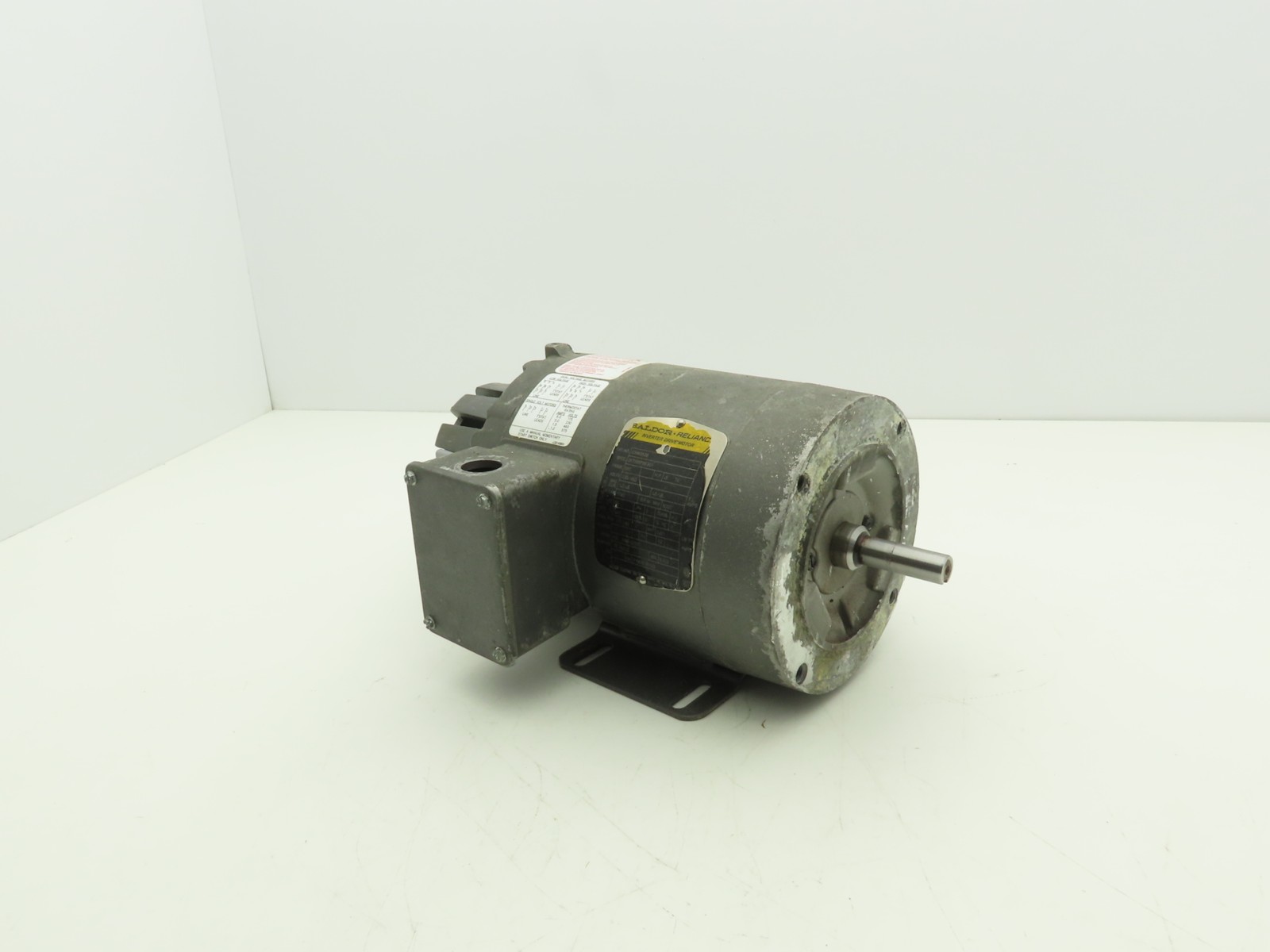 Baldor IDNM3538 Inverter Duty AC Motor 1/2Hp 1725 RPM 230/460V 3PH 56C TE