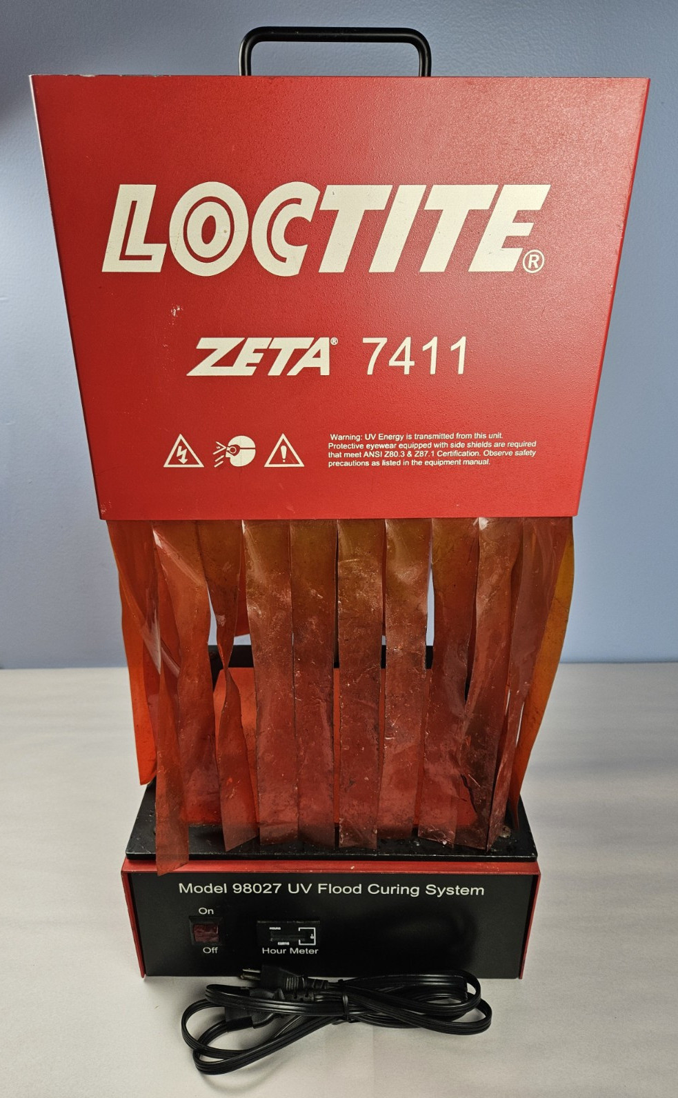 Loctite Zeta 7411 UV Flood Curing System Benchtop/Handheld Works Parts or Repair