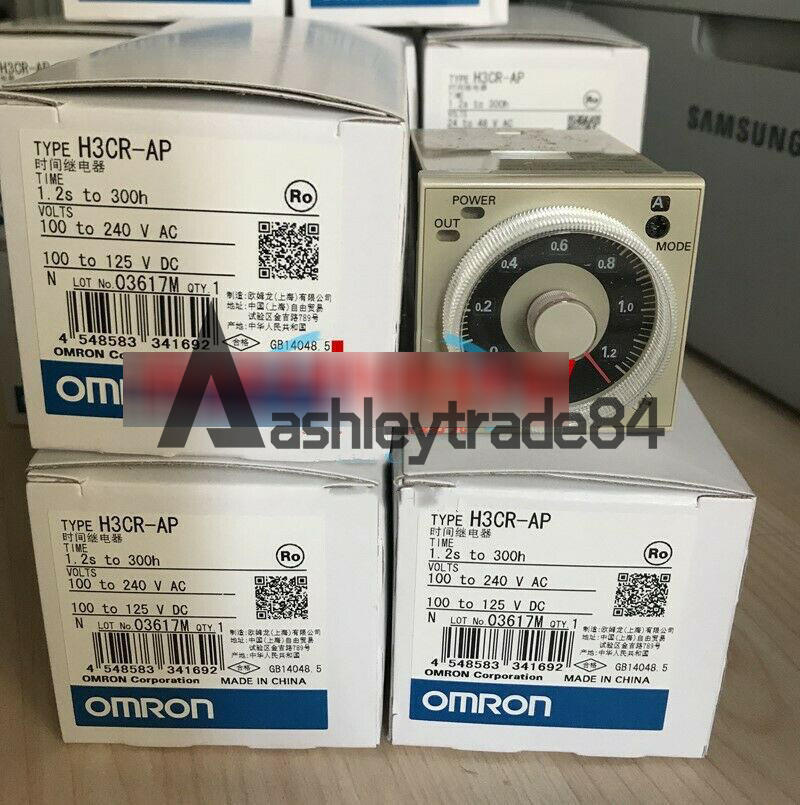 1PCS New Omron Time relay H3CR-AP 100-240V 1.2s-300h