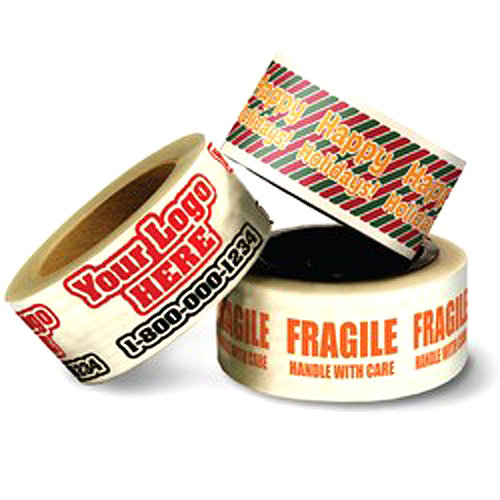 Custom Printed Packing Tape. Carton / Box Sealing. 36 Rolls – 2″ x 110 Yards.