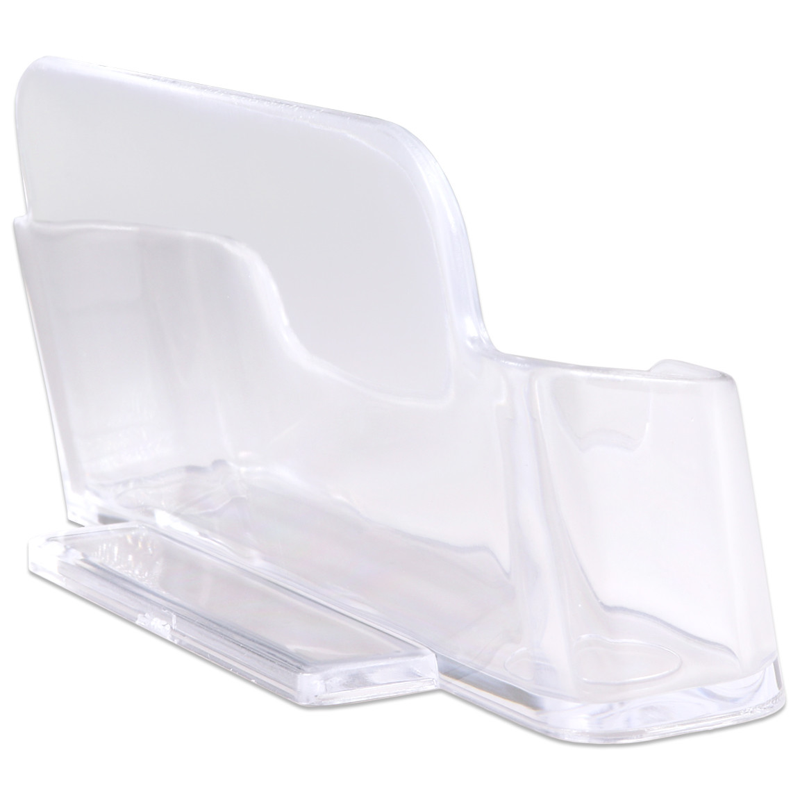 6pcs Clear Acrylic Business Card Holder Display Stand Desktop Countertop