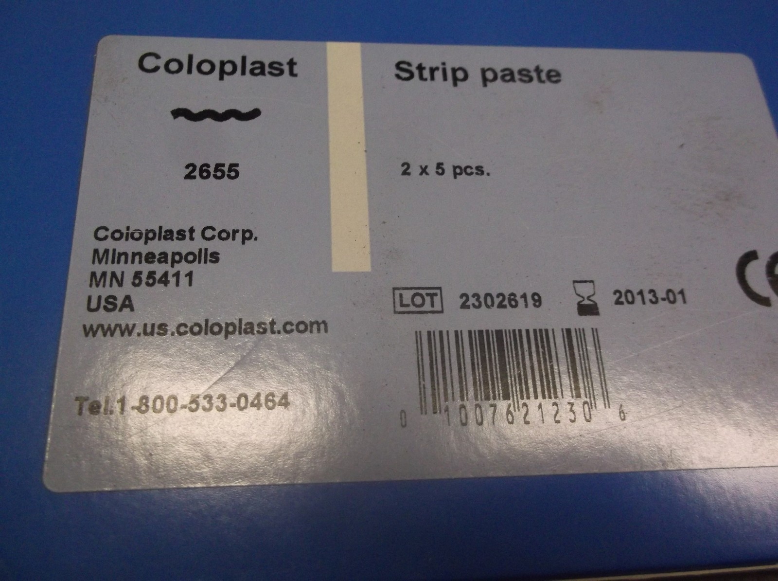 NEW Coloplast Strip Paste 2655 2×5 Pieces, Pack of 10 19510374 *FREE SHIPPING*