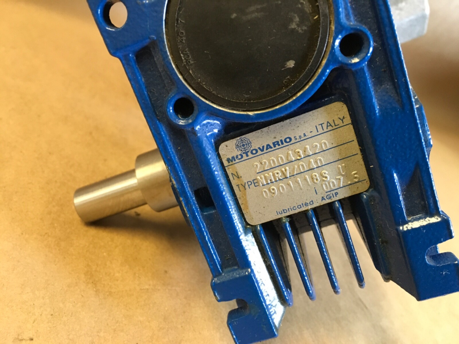 SIPCO T063C4-B14-S-11-3HP-01 TECHNODRIVE, 1680 RPM, W/GEAR REDUCER (KB)