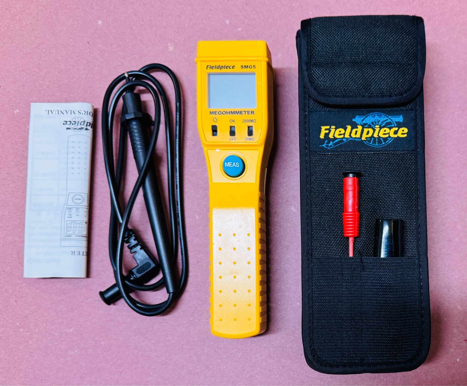 Fieldpiece SMG5 Megohmmeter Digital Multimeter CAT III Auto Power Off 2000M