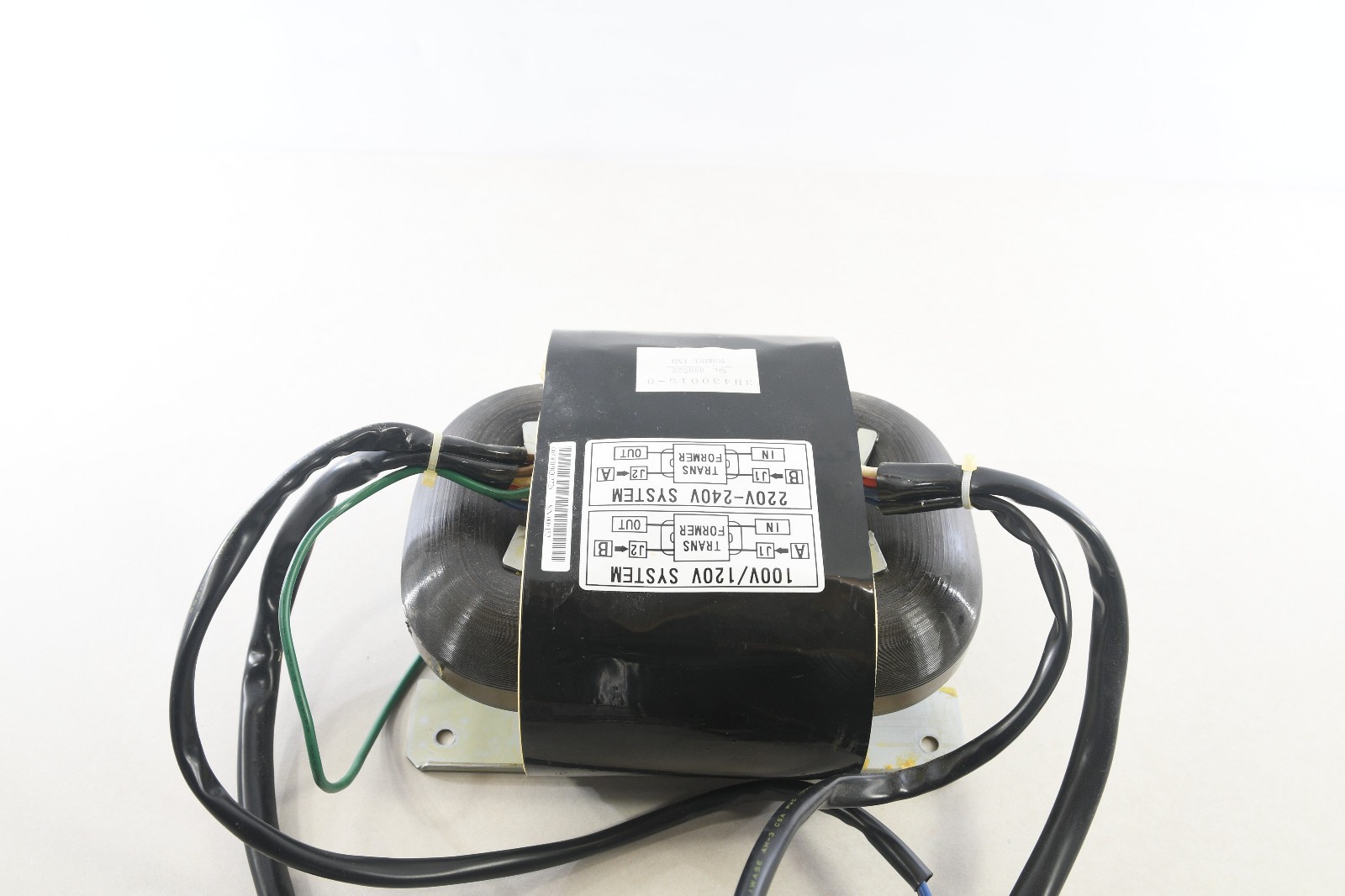Tohsei Ind 3H30015-0 Power Transformer 100/120V & 220/240V System Tested Used