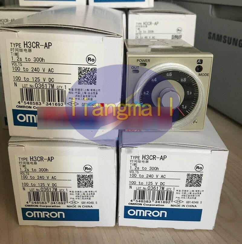 1PCS New Omron Time relay H3CR-AP 100-240V 1.2s-300h