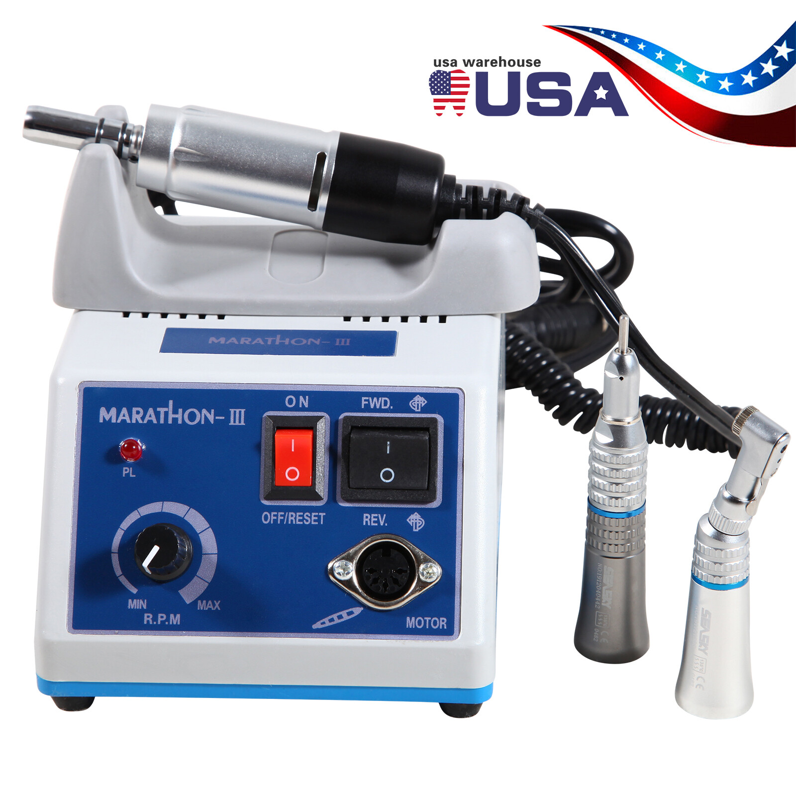 Marathon N3 Electric Micromotor 35,000 RPM Contra Angle/Straight Handpiece OR-M3
