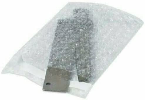 250 – 4×7.5 Bubble Out Pouches Bags Wrap Cushioning Self Seal Clear 4″ x 7.5″
