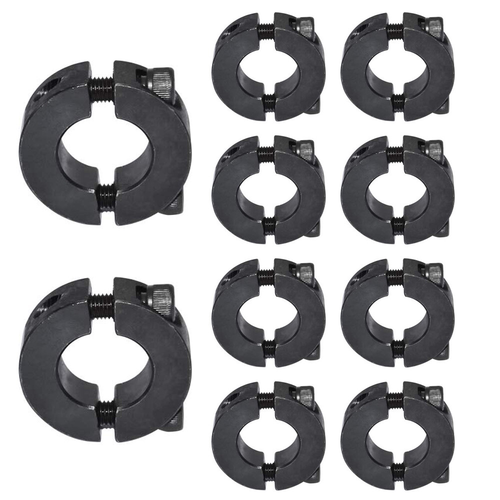 Double Split Shaft Locking Collar 1/2″,1/4″,1/8″,3/8″,3/4″,5/8″,7/8″,1″ Bore