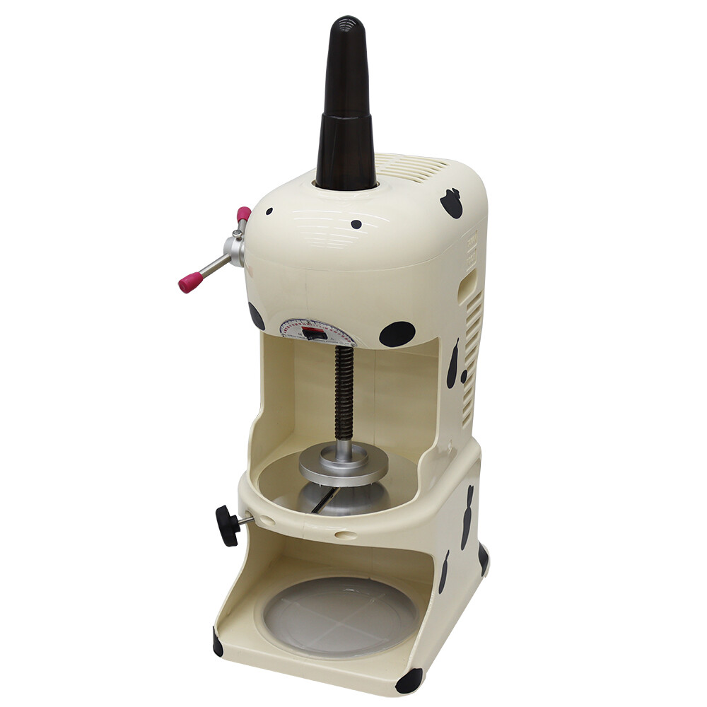 φ 10” Ice Shaver Machine Snow Cone Maker Shaved Ice Machine Ice Crusher 110V
