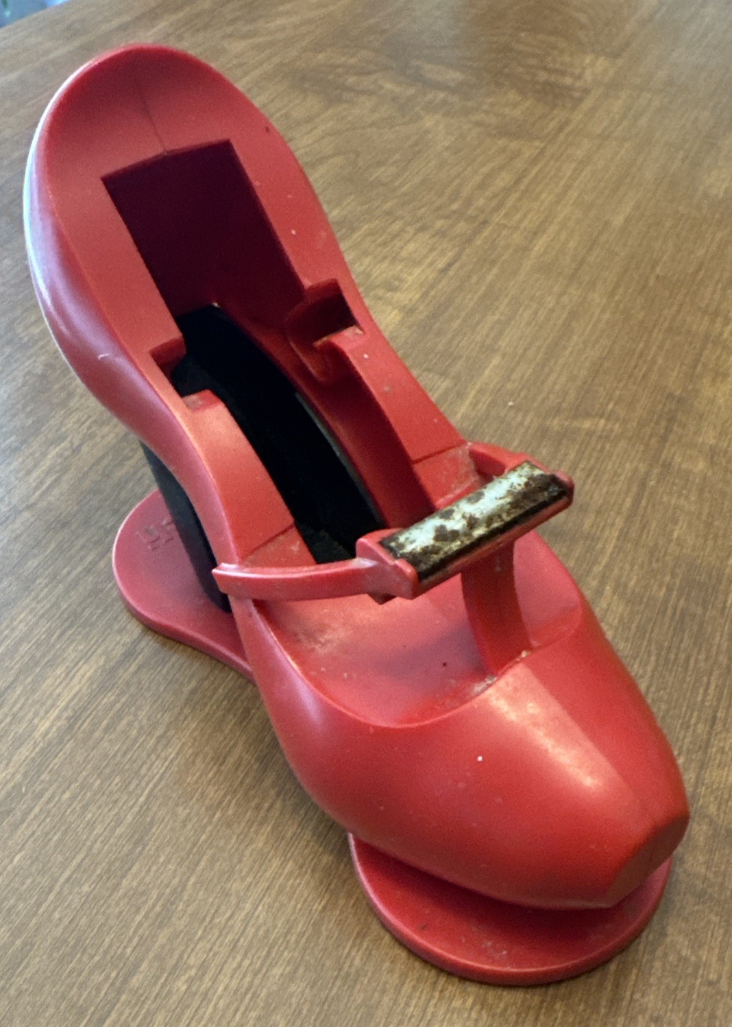 Scotch Tape Red Stiletto Dispenser High Heel Shoe Design W/out Roller Wheel VGC