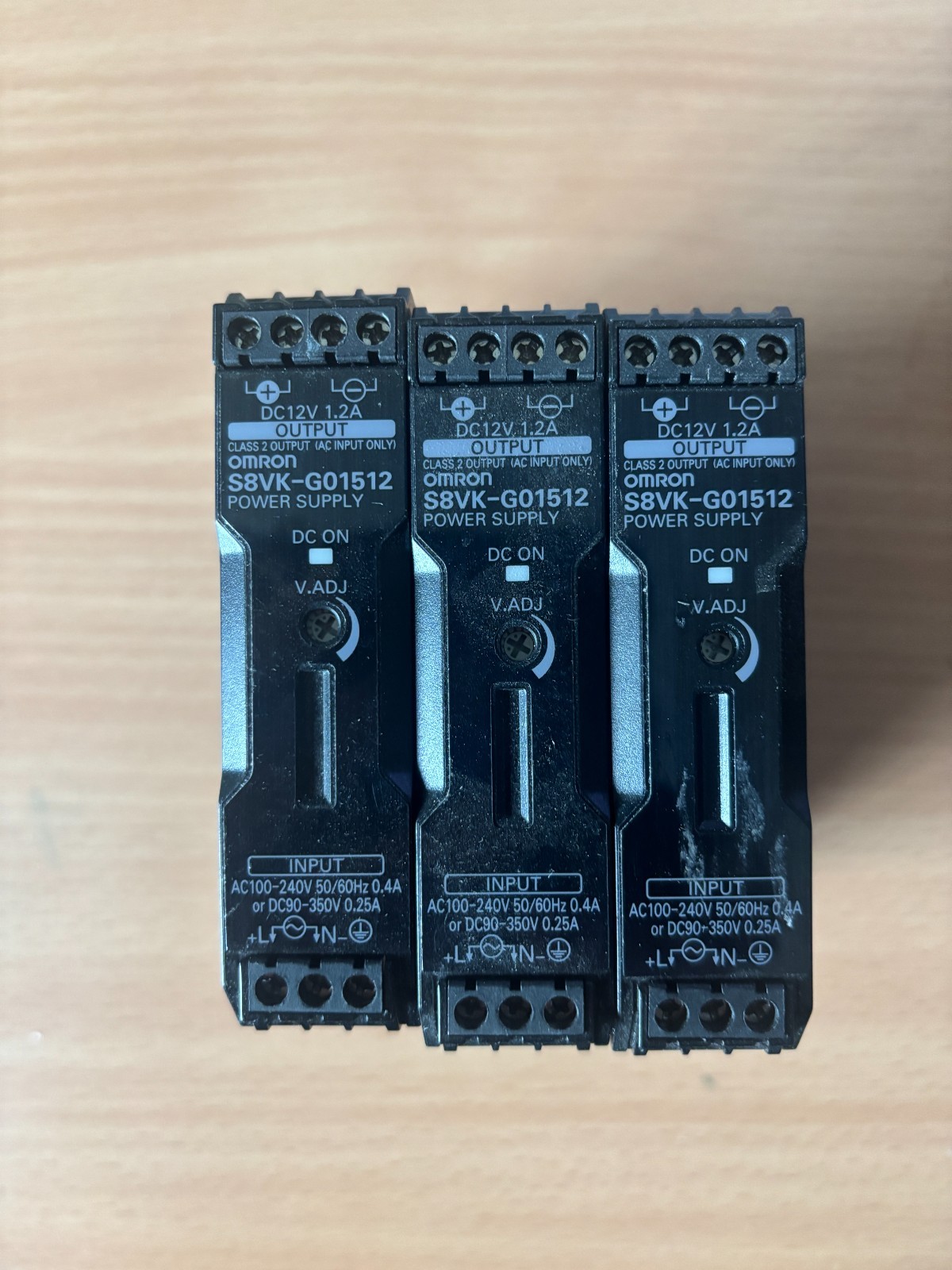 Lot of 3 – NEW OMRON S8VK-G01512 POWER SUPPLY 12 VDC OUTPUT No Box