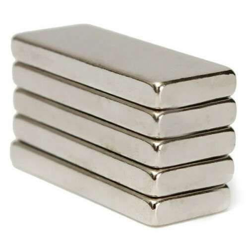1-100Pcs Magnet N45 Rectangle Strong Block Bar Fridge Rare Earth Neodymium 25mm