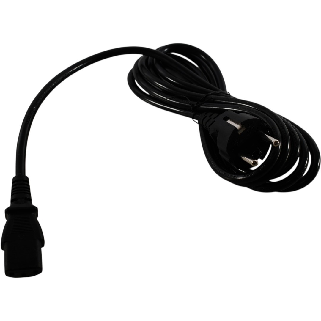 NEW 1447K13 Euro CEE-7/7 Schuko Plug To IEC C13 Power Cord 10A 250V 6ft