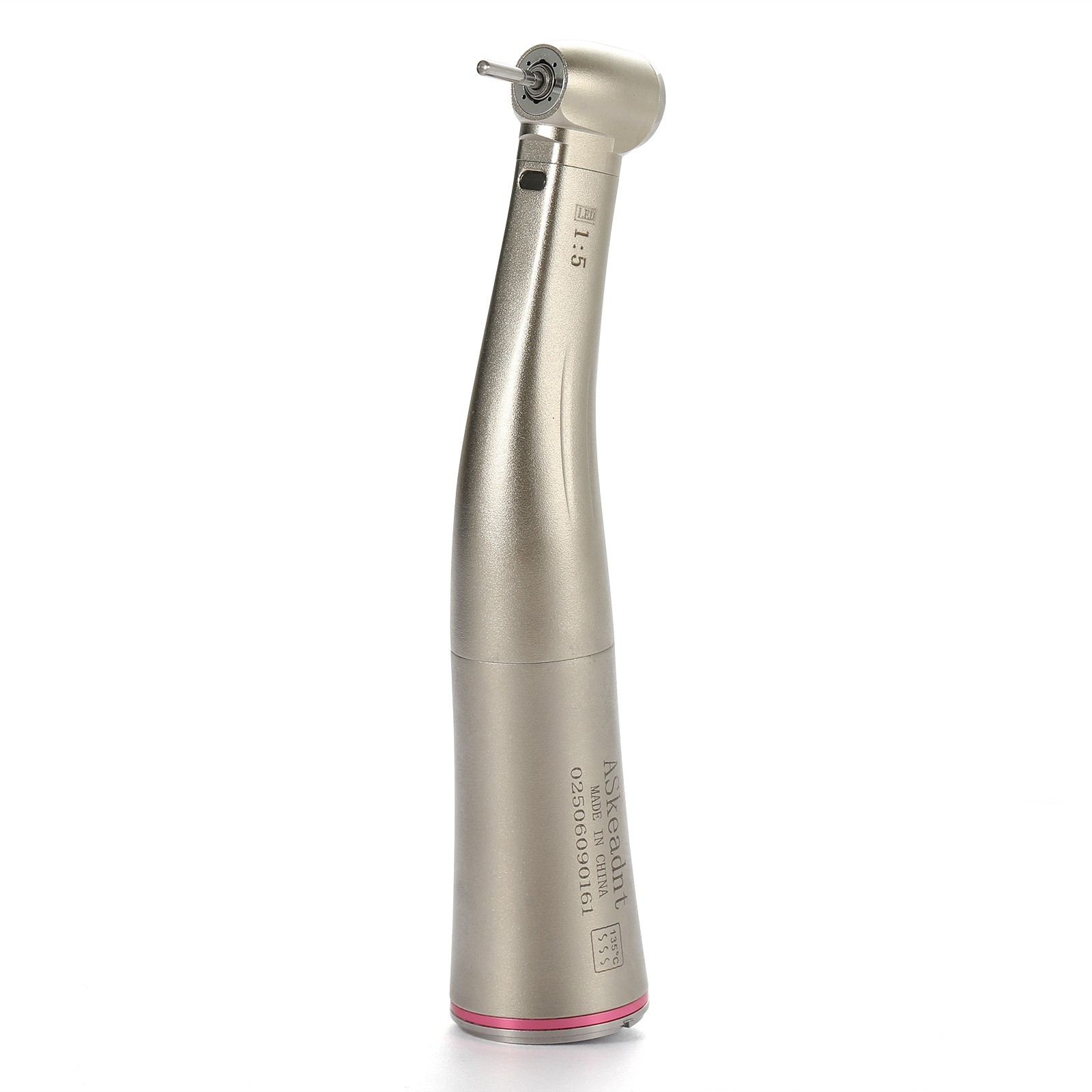 NSK Style Dental LED 45° Degree Surgical High Speed Handpiece Push Button 4 Hole