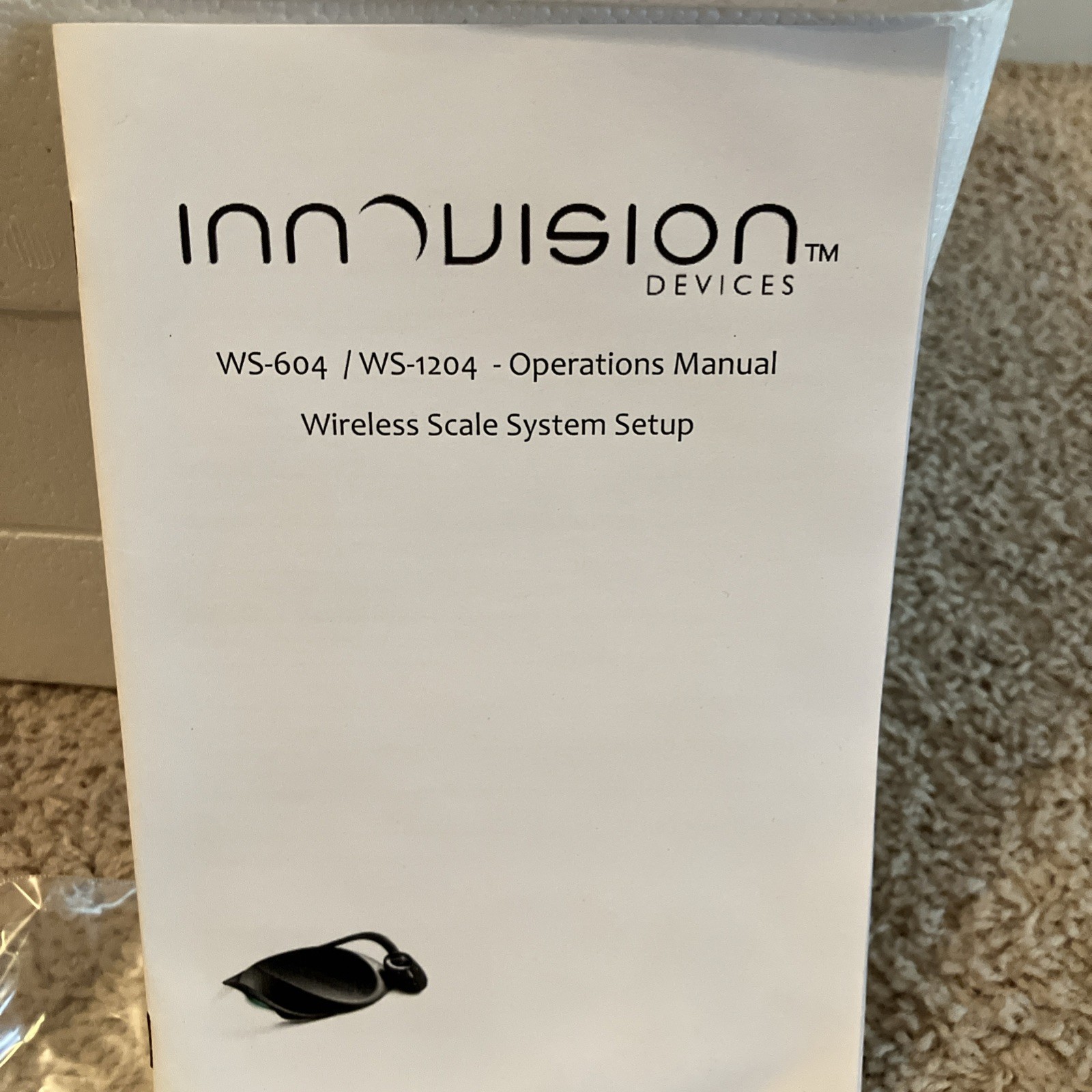 Innovision Devices Digital Wireless Wheelchair Scale WS-1204 1200lb