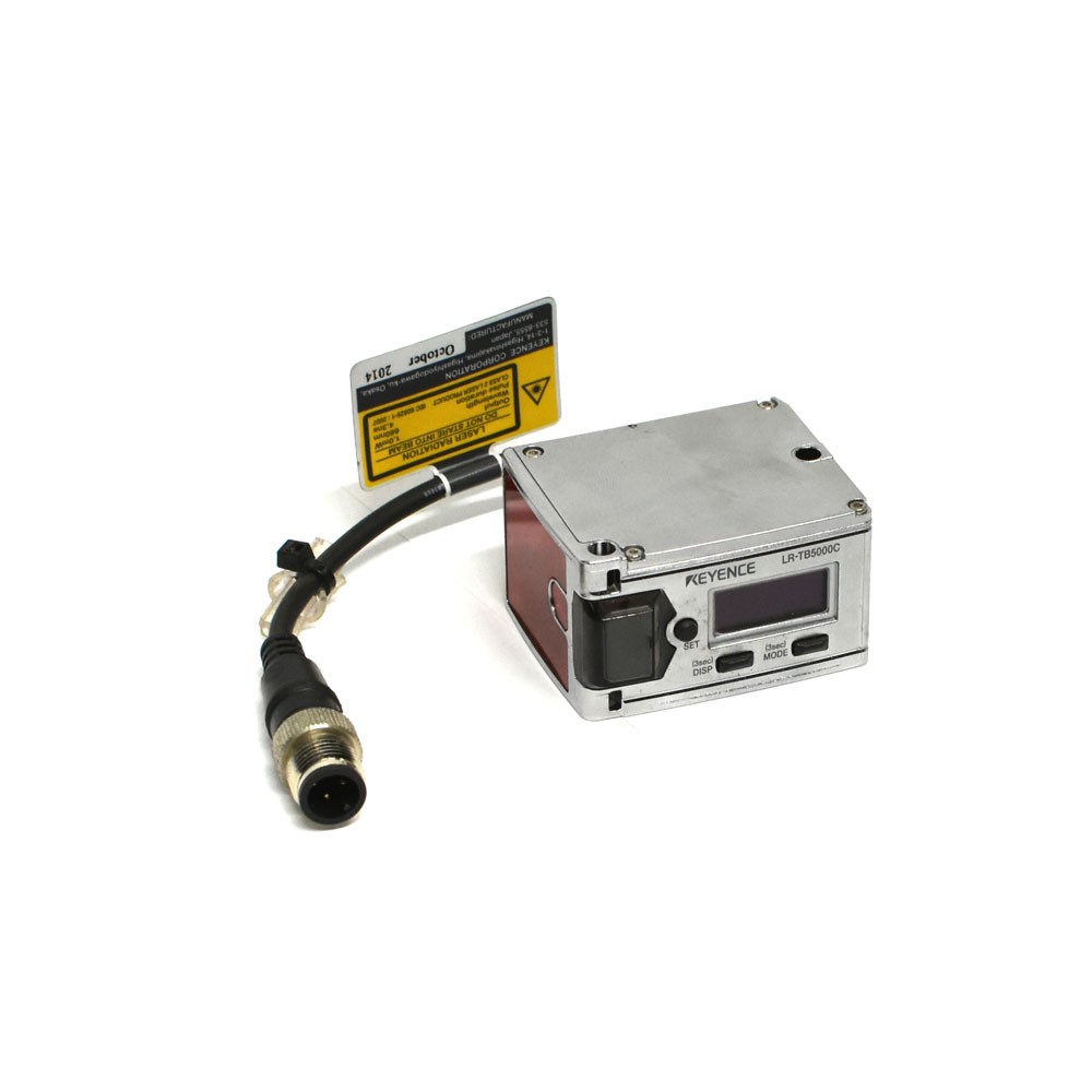 Keyence LR-TB5000C All Purpose Laser Sensor 660nm Beam 60-5000mm Detection Range