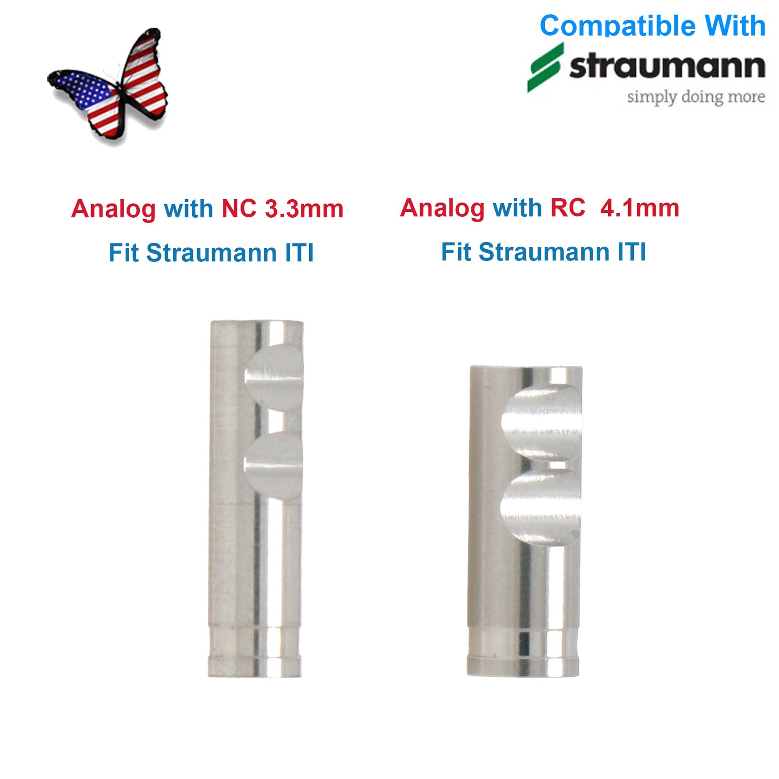 US Fit Straumann ITI BL/BLT Implant Healing Abutment Impression Open/Closed Tray