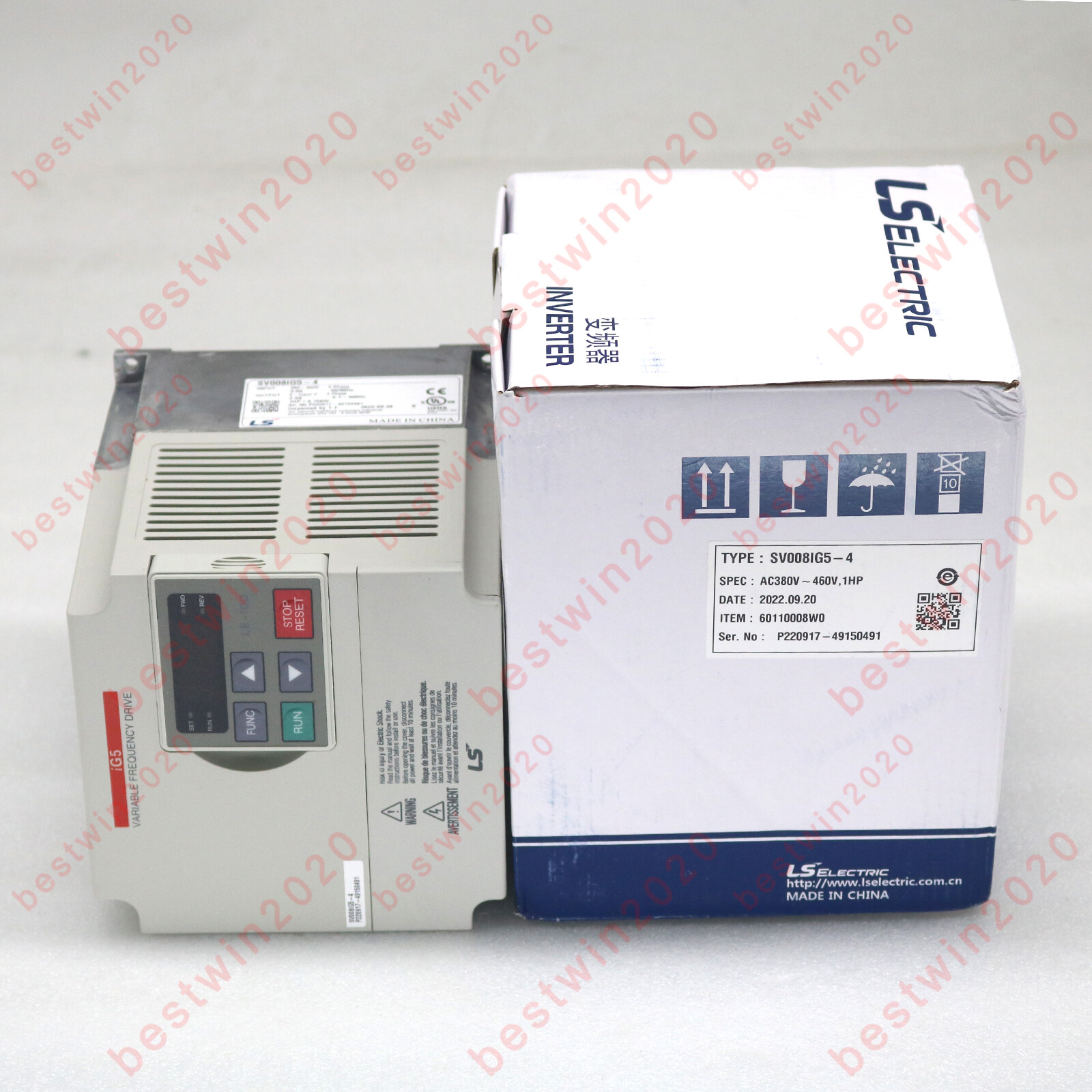 1PC New LS(LG) SV008IG5-4 0.75KW 380V Inverter Fast Delivery