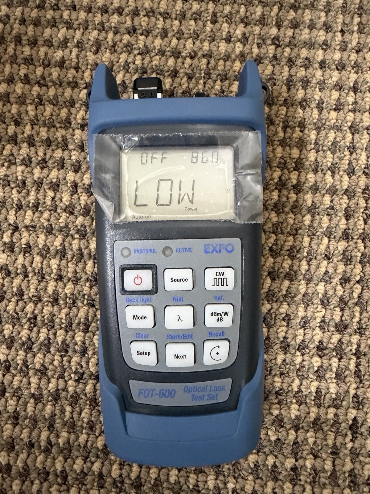 EXFO FOT-602X-23BL- EI-VFL Optical Loss Test Set (OLTS) And Micro power Checker