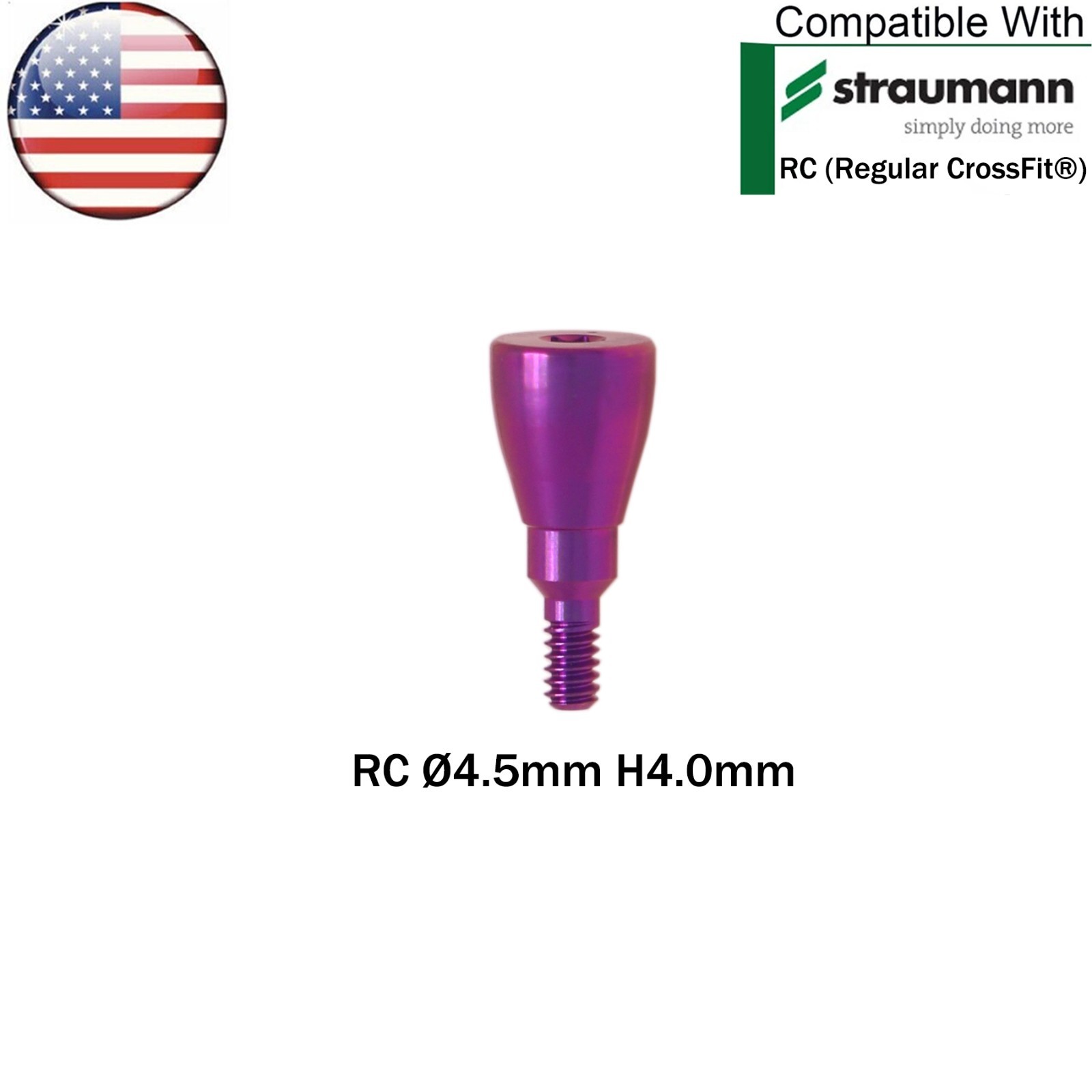 US Dental Healing Abutment NC/RC Healing Caps for Straumann ITI BL/BLT Implants