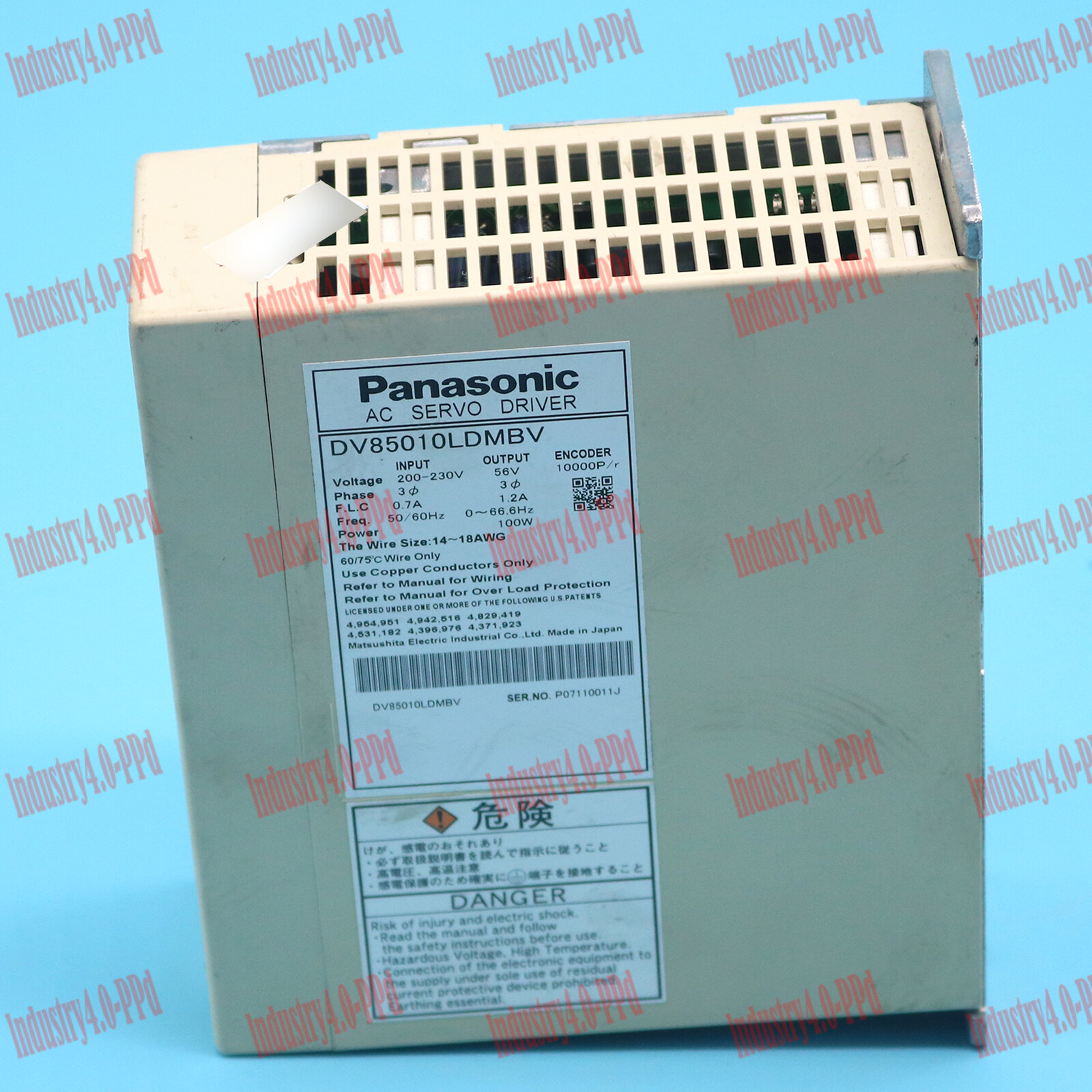 1pcs Used For PANASONIC DV85010LDMBV servo drive Tested spot stocks