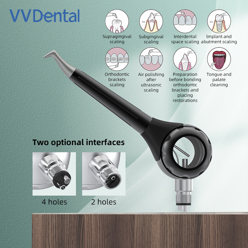 2/4 Holes Dental Prophy Air Flow Teeth Polishing Polisher Handpiece Hygiene Jet