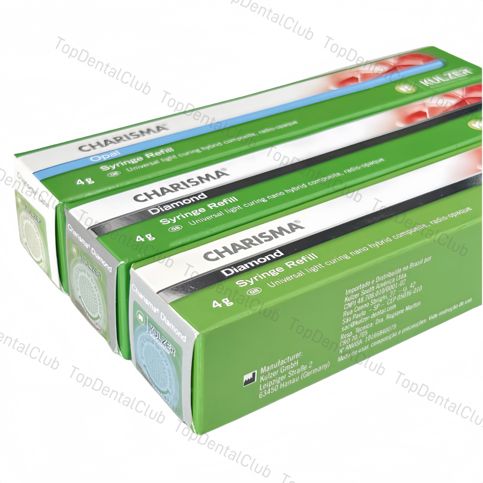 Dental Charisma Composite Syringe Light Cure Resin Tooth Filling Material
