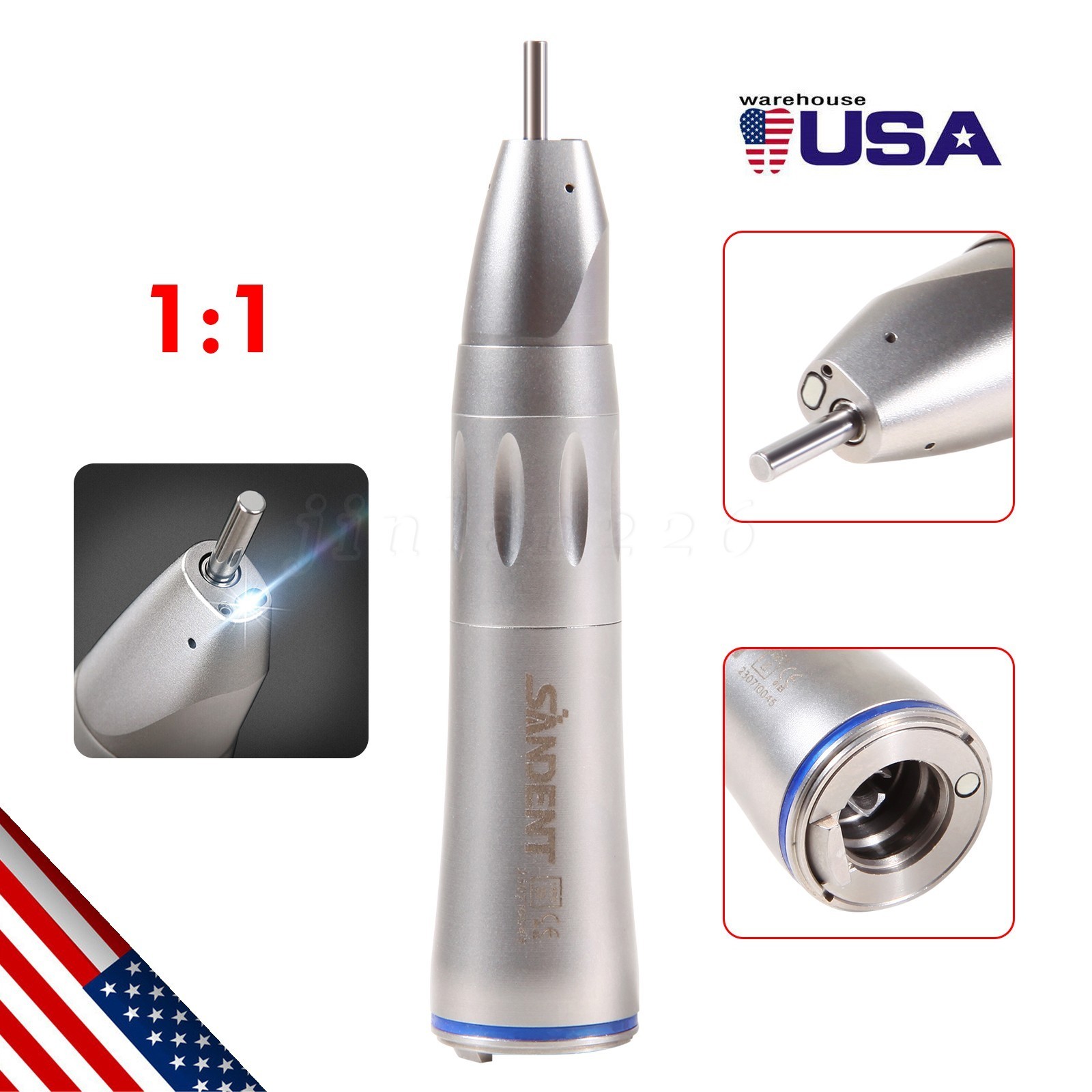 Dental Electric Motor LED Brushless Handpiece 1:1 1:5 KAV NSK Style