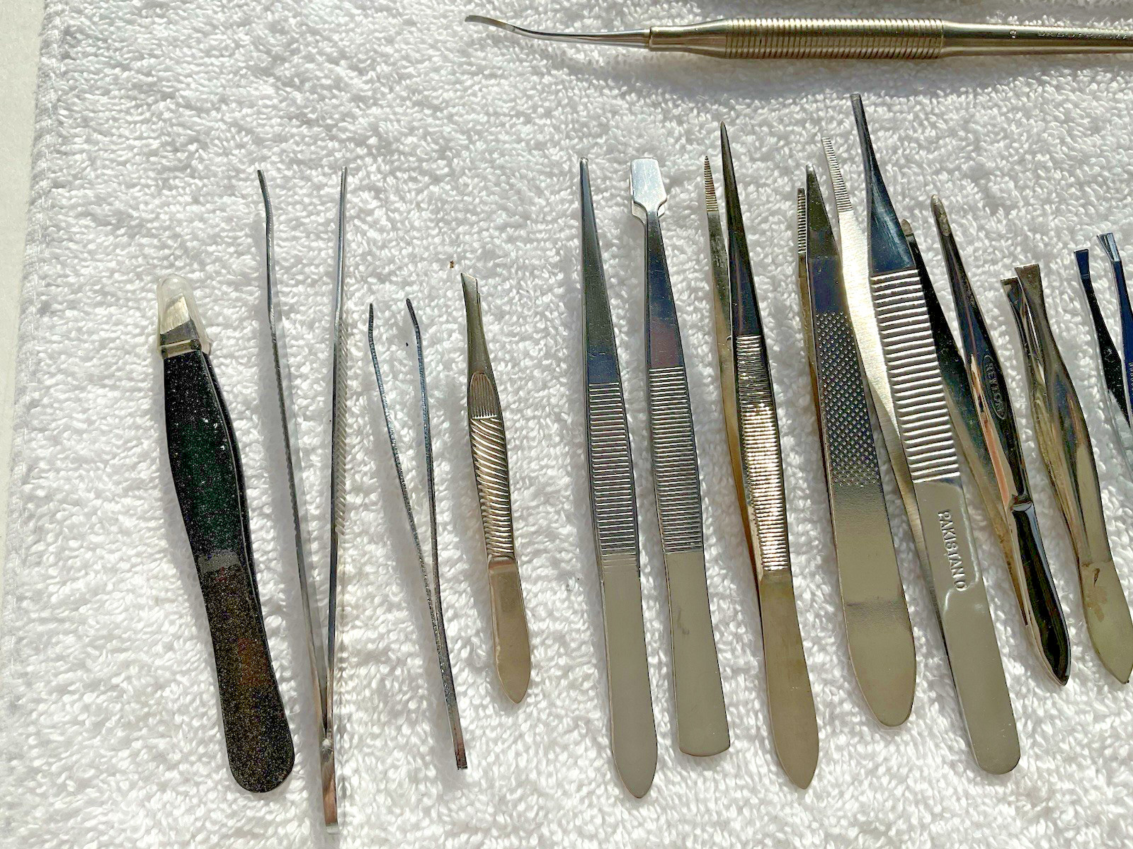 34 Lot of 34 Vintage Branded Dental Tools Picks Tweezers