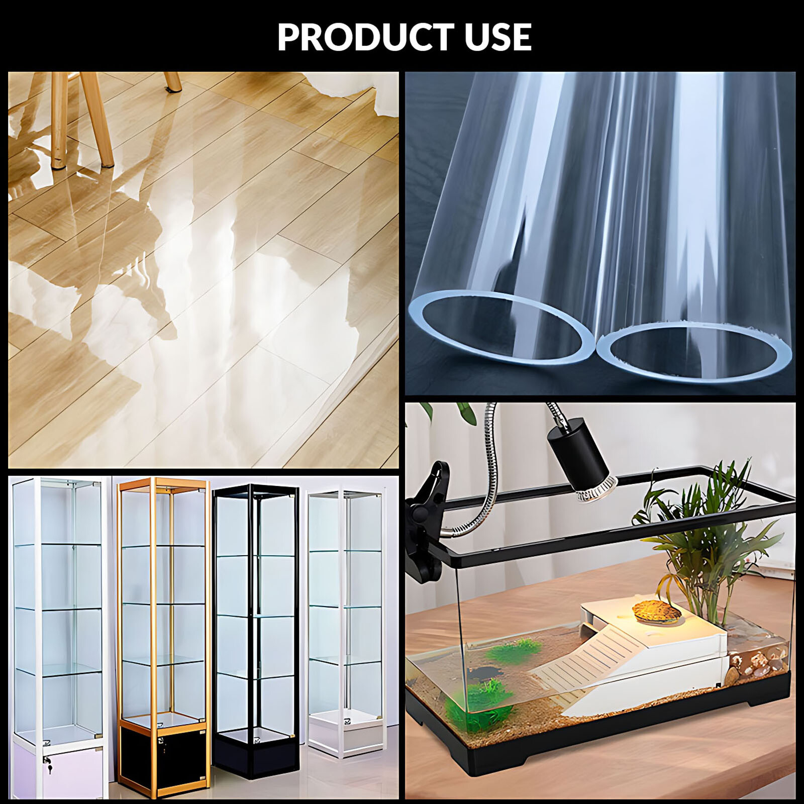 PVC Plastic Sheet Clear/Translucent 0.3mm – 2mm Thick Plastic Panel Cut to Size