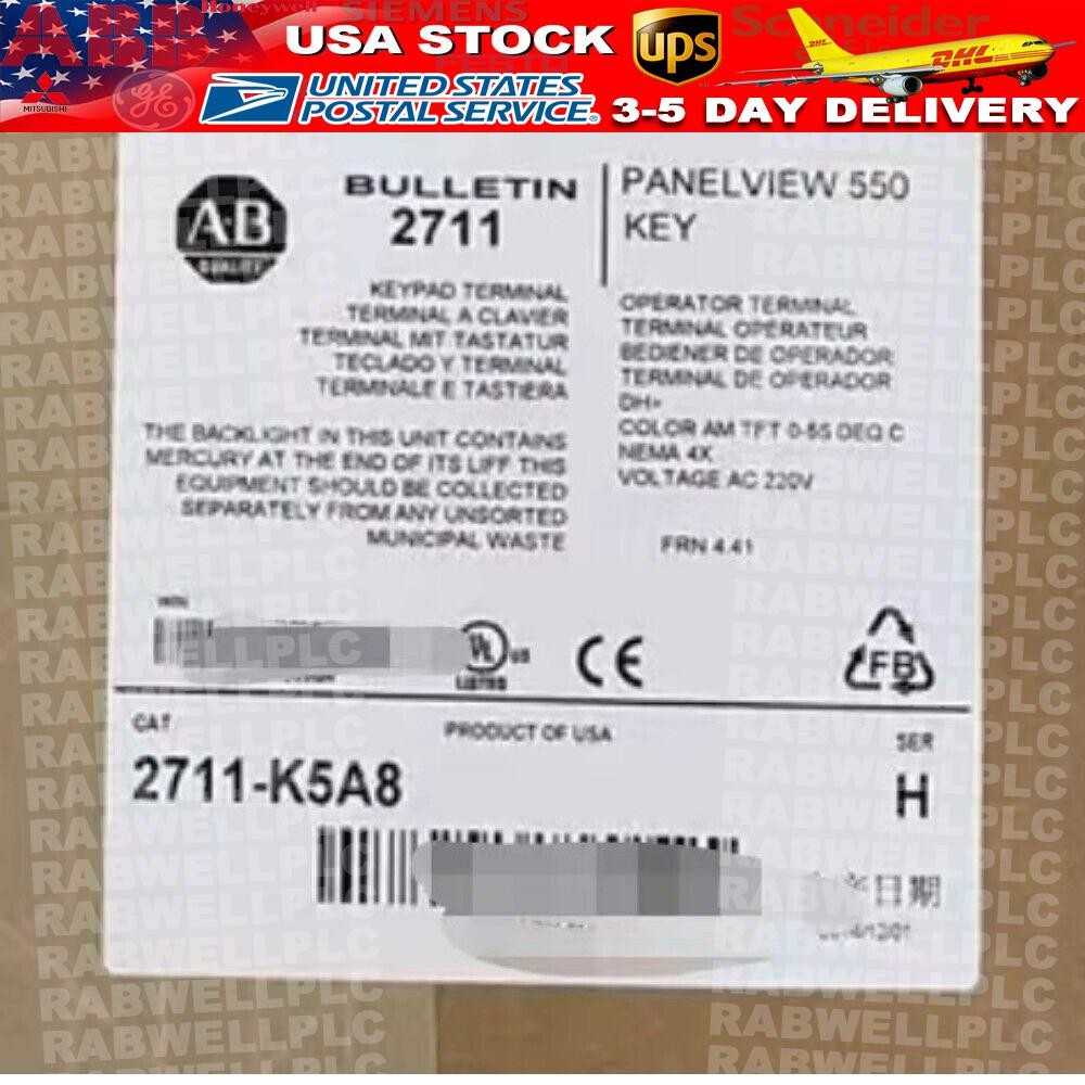 2711-K5A8 AB PanelView Standard Terminal Fast Shipping New 2711K5A8 US Free Tax