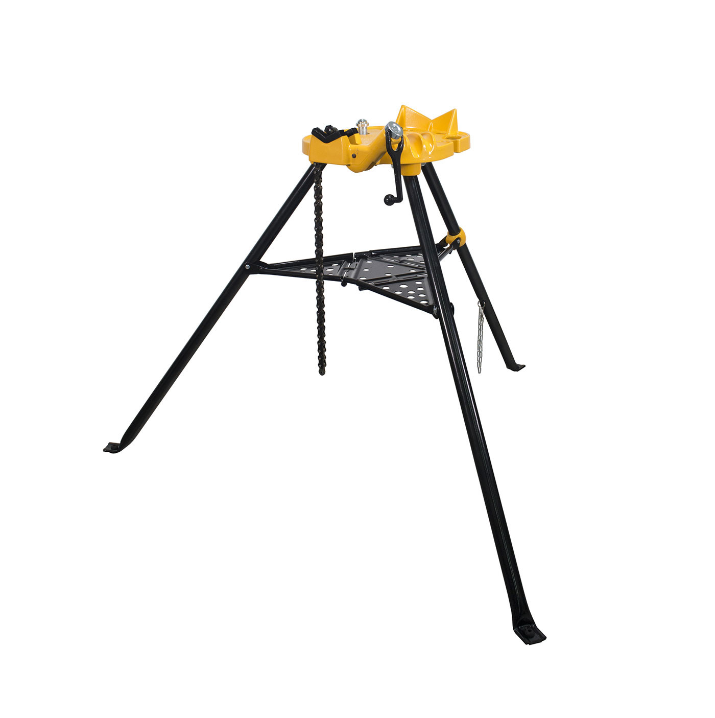 Steel Dragon Tools® 72037 6″ Tripod Pipe Chain Vise Stand Model 460 12R 300 700